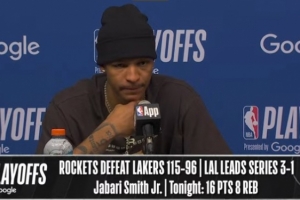 【完整版】史密斯：我们没准备好结束赛季 申京赛前演讲鼓舞全队