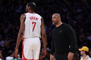 乌度卡：无法出战对杜兰特是打击 他若强行出战G4大概只有5成功力