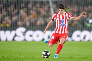 马卡：阿尔瓦雷斯已经10天没比赛而且肌肉不适，出战阿森纳成疑