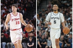 4号秀卡斯尔系列赛场均22.7分5.3板5.7助 探花谢泼德11.3分7助攻